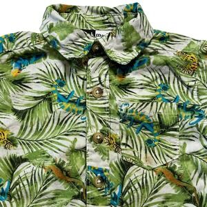 Mick Mack LTD 12M Baby Button Down Tropical Print Short Sleeve Shirt Infant 12M‎